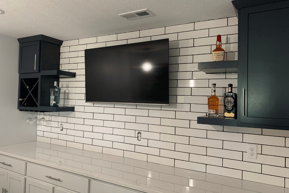 Wet/Dry Bar Installation