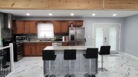 Basement Kitchen & Home Office Build Services in Altoona, Iowa