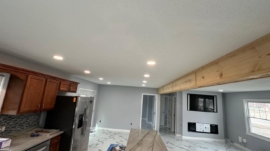 Basement Kitchen & Home Office Build Services in Ames, Iowa (1)