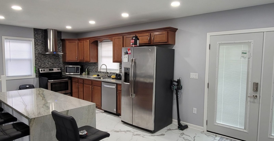 Basement Kitchen & Home Office Build Services in Norwalk, Iowa