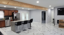 Basement Kitchen & Home Office Build Services in Polk City, Iowa