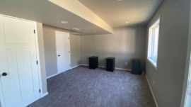 Family Room Basement Remodel in Grimes, IA