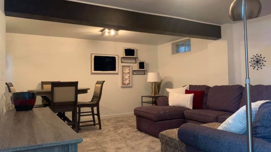 Family Room & Basement Renovation in Waukee, Iowa