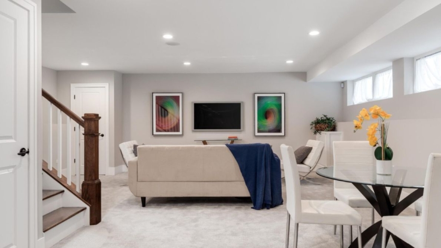 Family Room & Basement Renovation in West Des Moines, Iowa