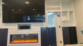 Fireplace Installation for Grimes Basements