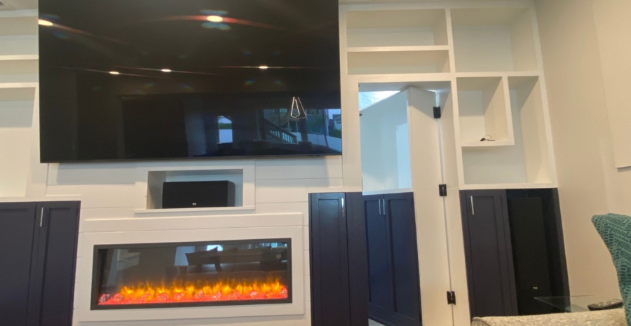 Fireplace Installation for Grimes Basements