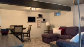 Home Theater Basement Setup in Clive, IA – Movie Nights Redefined