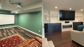 Home Theater & Wet Bar Installation in Des Moines, Iowa