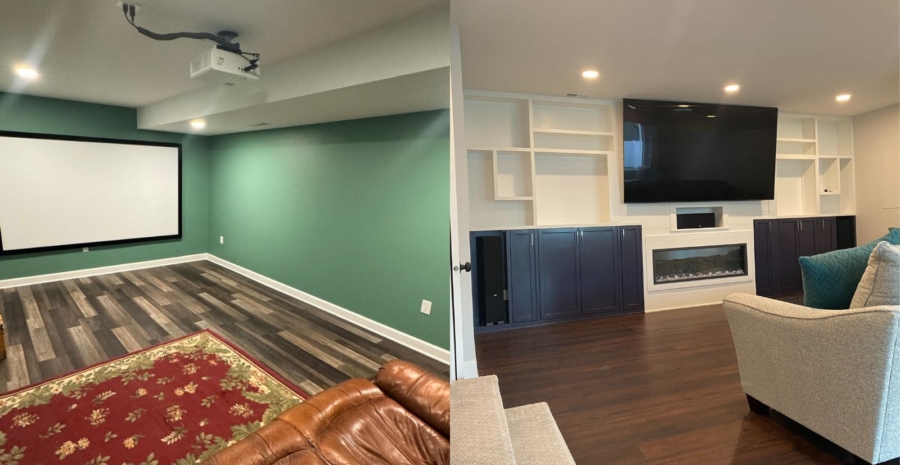 Home Theater & Wet Bar Installation in Des Moines, Iowa